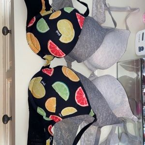 pink push up bras